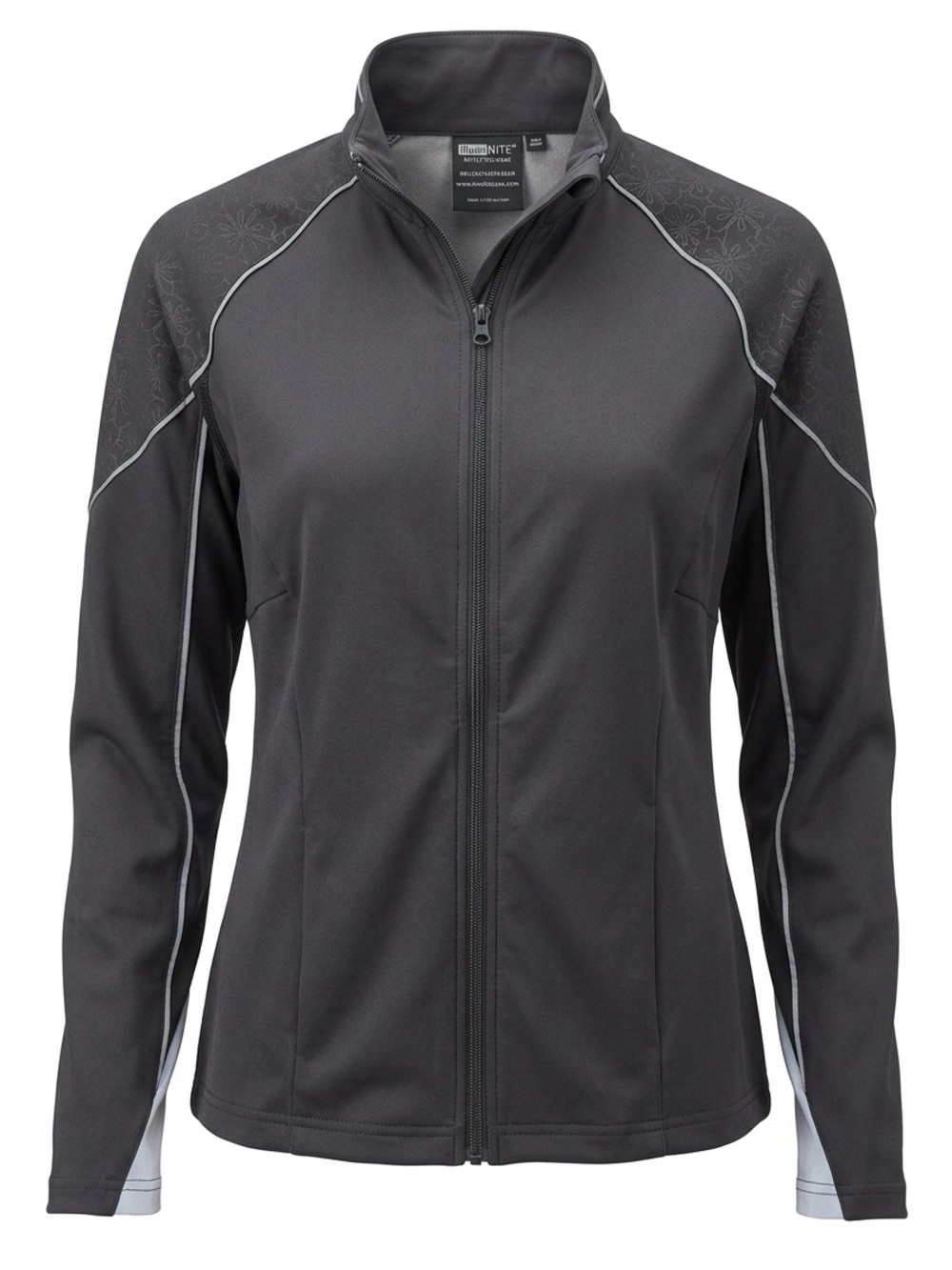 Women’s Black Full-Zip Utility Jacket by